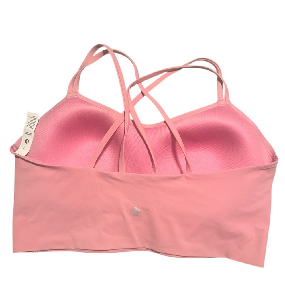 Lululemon🍋 Like A Cloud Sports Bra Pink Frosting Size 12 (like new) A/B Cup - Picture 5 of 6